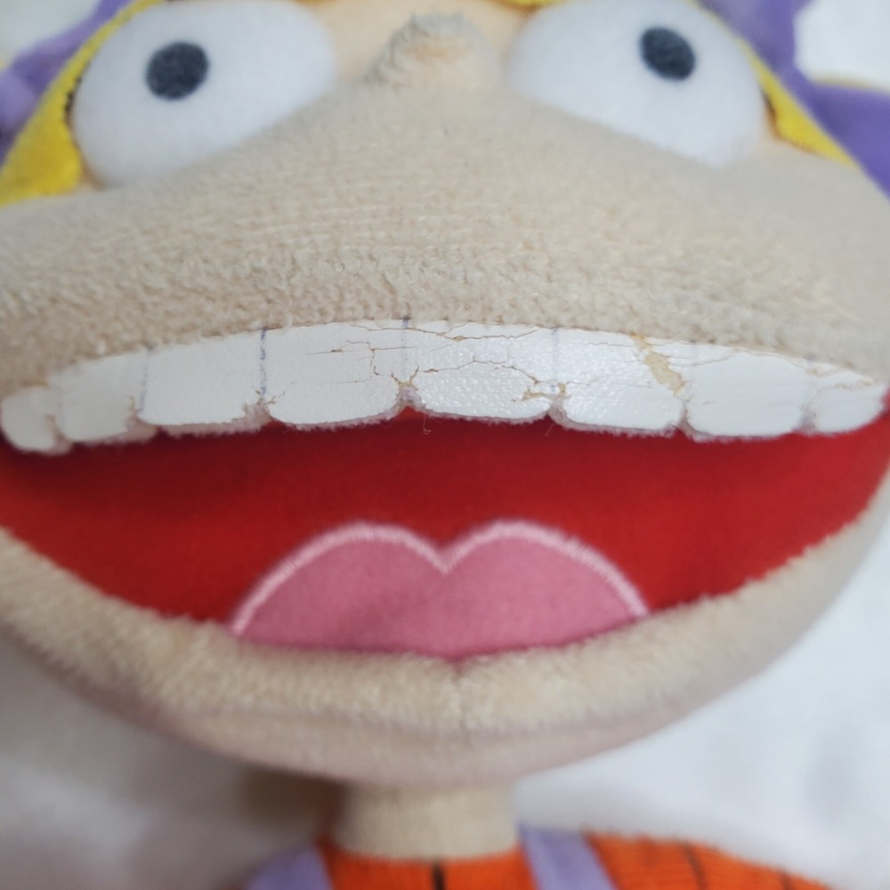 Angelica Rugrats Classic Plush Doll HTF With open Mouth And Teeth 12" - Picture 3 of 6